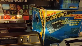 every 1970s video game console on display released in North America