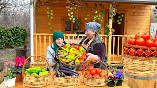 Taste of Azerbaijani Tradition! Three Sisters Stuffed | Village Life Azerbaijan