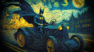 Vincent Van Gogh's Batman #midjourney
