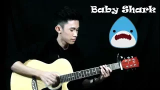 Baby Shark | Fingerstyle Guitar Cover (Free Tab)