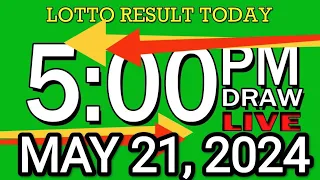 LIVE 5PM LOTTO RESULT TODAY MAY 21, 2024 #2D3DLotto #5pmlottoresultmay21,2024 #swer3result