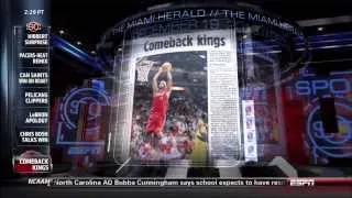 December 18, 2013 - ESPN(2of2) - Game 25 Miami Heat Vs Indiana Pacers - Win (19-06)(Sportscenter)