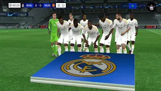 FC MOBILE 24 - Manu vs Real Madrid 💥🔥 -  UEFA Champions League  - Round of 16 | First Leg [4K60]