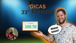 DICAS DO CARTOLA FC 2021 | RODADA 33 | PASSAMOS DOS 100 PONTOS, SÓ COLA NAS DICAS.