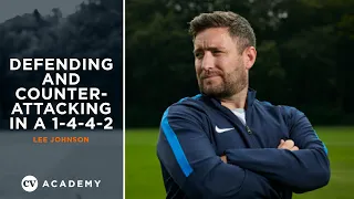 Lee Johnson • Coaching Defending and counter-attacking in a 1-4-4-2 • CV Academy Session