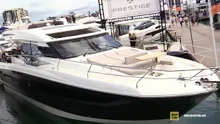 2020 Prestige 590 S Luxury Yacht - Walkaround Tour - 2020 Miami Yacht Show