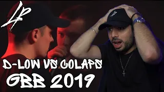 D-LOW vs COLAPS | GBB 2019 | 1/4 Final *Reaction* | THESE 2 WENT OFF!!