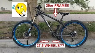 27.5 Wheels on 29er Frame (conclusion!!) (TAGALOG)