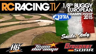 EFRA 1/8th Off Road Euros 2015 - Friday Qualifying, and Lower finals - Live