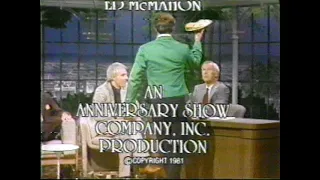 Tonight Show Johnny Carson 19th Anniversary WTVG 13, Sept 27 1981 w/commercials