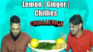 Lemon, Ginger, Chillies Challenge | Funny Fails Reaction | Can We Pass This Test ?