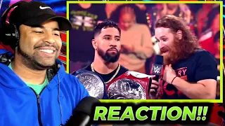 Sami Checks Jey Uso! (FULL SEGMENT) - WWE RAW REACTION!!