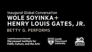 Betty G sings at Inaugural Global conversation between Wole Soyinka and Henry Louis Gates, Jr.