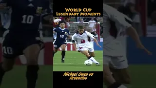 Michael OWEN wonder goal v Argentina 🇦🇷! (1998) | #Shorts