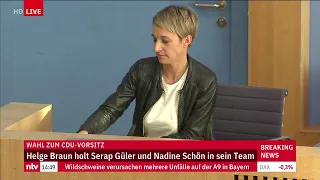 LIVE: Helge Braun zu seiner Kandidatur um den CDU-Vorsitz