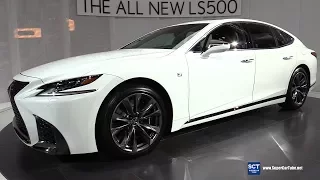 2018 Lexus LS500 F Sport - Exterior and Interior Walkaround - 2017 LA Auto Show