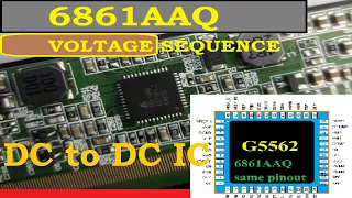 LCD PANEL DC TO DC IC 6861AAQ Working Method with subtitles in english