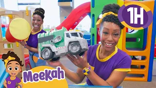 New! Meekah Visits an Indoor Playground in Nevada! | 1 HOUR OF MEEKAH! | Educational Videos for Kids