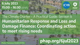 Humanitarian Response and Loss and Damage Finance: Coordinating action to meet rising needs
