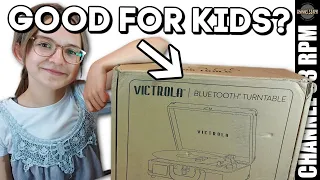 Is a Victrola record player good enough for kids? Unboxing and review