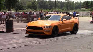 2018 Mustang Whipple Supercharger in the 1/4 Mile  - 9 Second Car