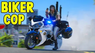 I Become A Biker Cop GTA 5 Roleplay
