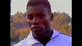 Carl Lewis Interview after losing a run to Ben Jonhson in Rome in 87