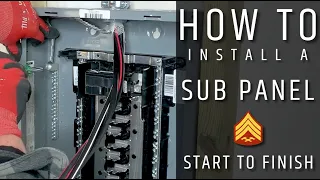 How to Install and Wire a Sub Panel
