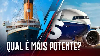 Um motor do 777 é MAIS POTENTE que TODOS do Titanic | EP. 1235