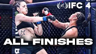 ONLY THE FINISHES! - Invicta FC 4 Event Replay
