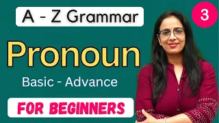 Pronoun - 3 || English Grammar For Beginners in Hindi || Definition, Kind || English With Rani Ma'am