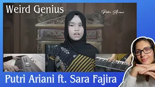 LucieV Reacts to Weird Genius - Lathi (ft. Sara Fajira) | Putri Ariani Cover