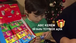 Toybox 30 adet sürpriz oyuncak kutusu açtık içinden çıkan illüzyon oyuncaklar neler ? ABC KEREM