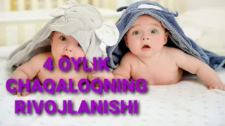 4 oylik chaqaloq va uning rivojlanishi