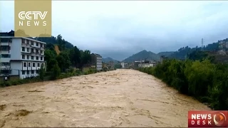Heavy rain strikes South China