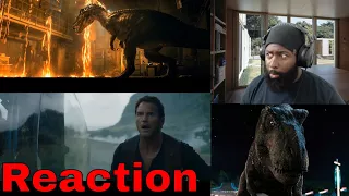 Jurassic World: Fallen Kingdom - Official Trailer  REACTION!