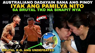 PINOY DADAYAIN sa AUSTRALIA BRUTAL K.O. GINAWA sa KALABAN nya IYAK ang PAMILYA