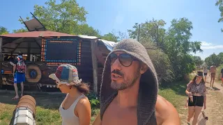 Tripping On Mushrooms at The Ozora Festival