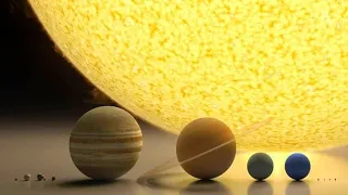 Solar System Size Comparison 3D | 3D Animation Size Comparison
