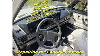 1989 Volkswagen Cabriolet Project: Repairing the Interior.