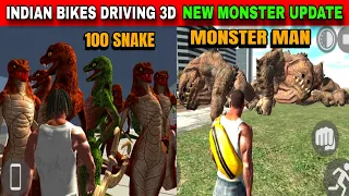 New Monster Update 100 Snake | Funny Gameplay Indian Bikes Driving 3d 🤣🤣