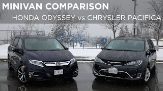 2020 Honda Odyssey vs. 2020 Chrysler Pacifica | Minivan Comparison | Driving.ca
