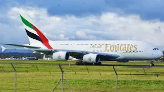 Emirates A380 Sunny Departure to Dubai | GLA Spotting | JSM Aviation