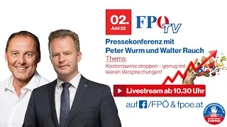 FPÖ-Pressekonferenz: Kostenlawine stoppen – genug mit leeren Versprechungen!