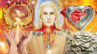 ARCHANGEL URIEL Attracts ABUNDANCE Money Prosperity Angel Money - Receive Blessings Ray Gold Ruby