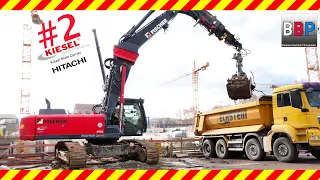 Kiesel Hitachi KMC 350 Teleskopbagger, Stuttgart 21, PFA 1.1, BA 23, 07.12.2021. #2