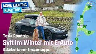 Tesla Model S - Sylt Winter-Roadtrip - So entspannt kann Urlaub mit dem E-Auto sein