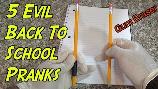 5 Evil Back To School Pranks You Can Do - HOW TO PRANK (Evil Booby Traps) | Nextraker