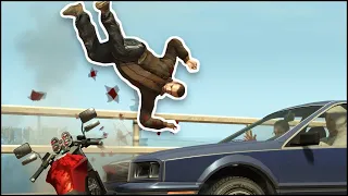 GTA IV - Brutal Motorcycle Ragdolls Episode 17 (Euphoria Showcase)