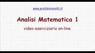 Analisi Matematica 1 - Lista 8 - Prob. 1